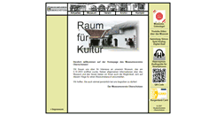 Desktop Screenshot of museum-oberschuetzen.com